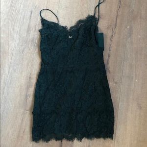 Top shop lace spaghetti strap mini dress